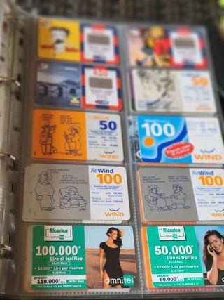 Tessere telefoniche da collezione itae s