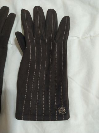 Guantes Loewe de ante impecables