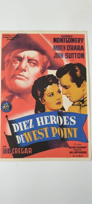 Antiguo programa diez héroes 1948