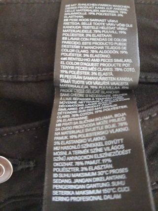 Pantalón vaquero mujer T40