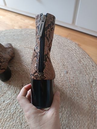 Botines tacón mujer zara