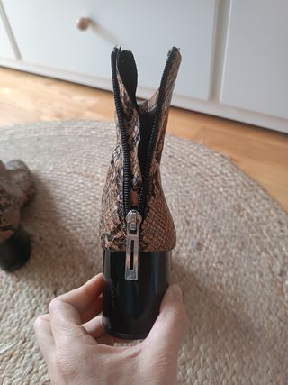 Botines tacón mujer zara