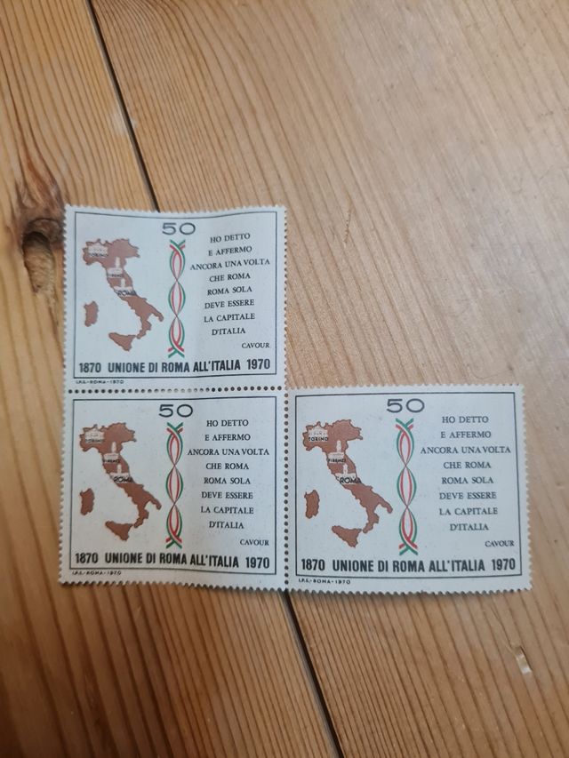 Francobolli anno 1970