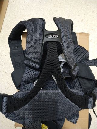 Mochila porteo BabybJorn Airy Mesh + extras