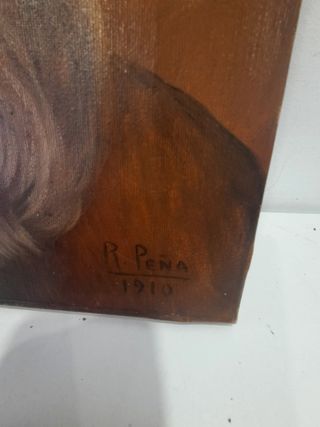 Retrato antiguo al óleo