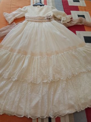 VESTIDO COMUNION NIÑA ESTILO VINTAGE