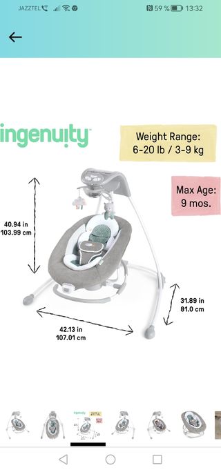 Columpio ingenuity 
