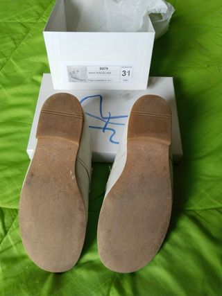 Zapatos blancos niño 31
