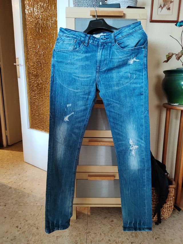 Pantalón Zara Denim Collection, Skinny Fit