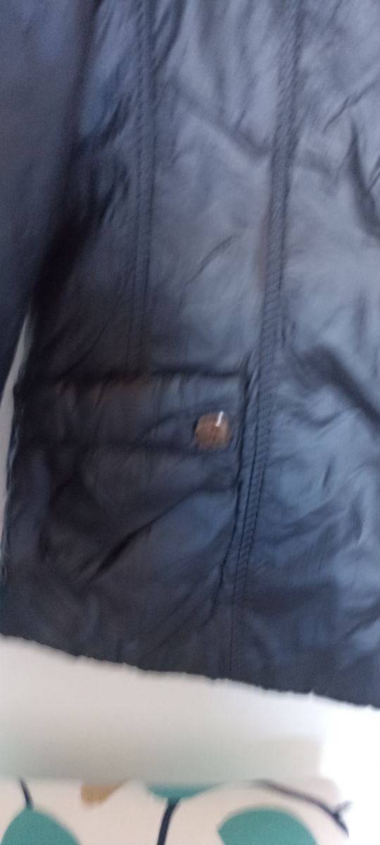 Parka negra de mujer