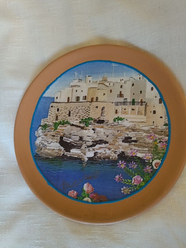 Piatto ricordo di Polignano