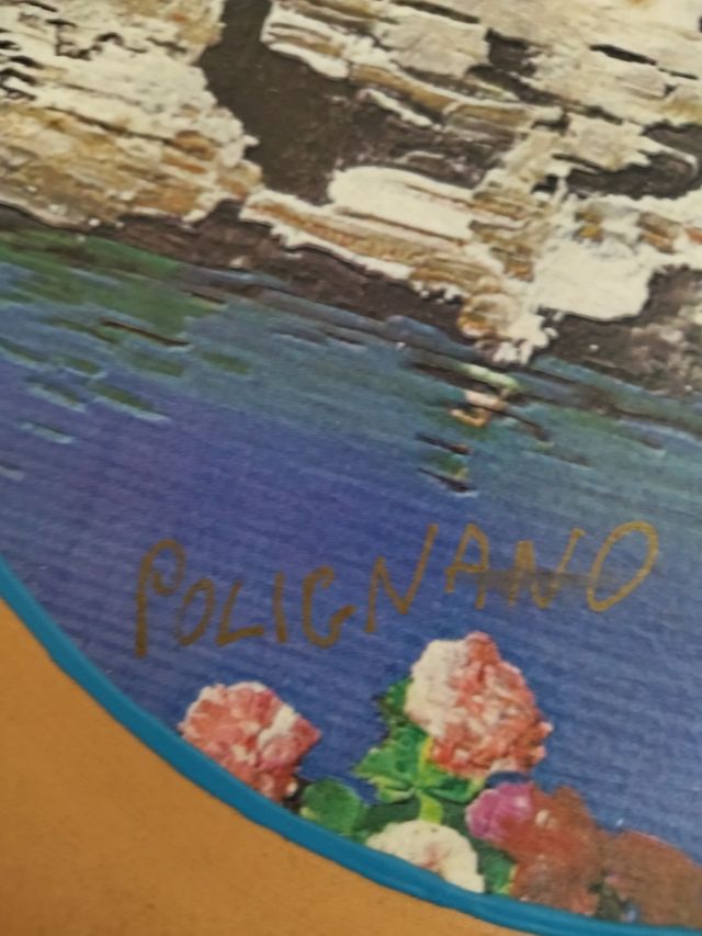 Piatto ricordo di Polignano