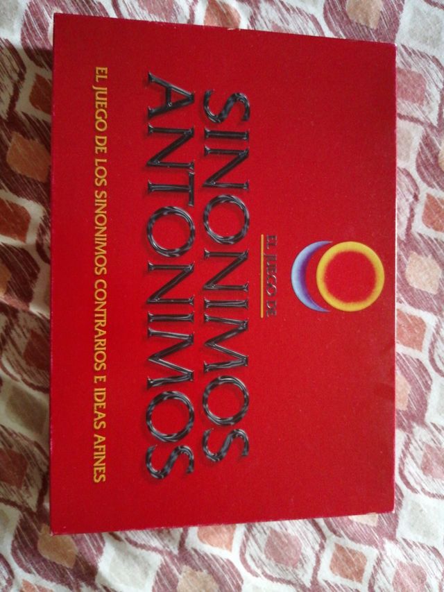 Juego de sinonimos y antonimos