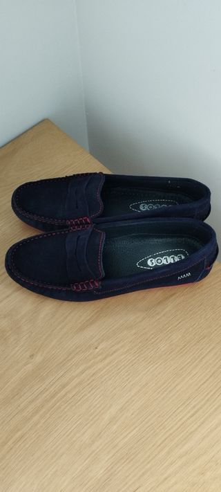 Mocasines piel niño