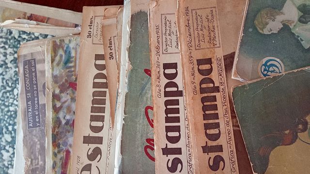 Periódicos y revistas antiguos
