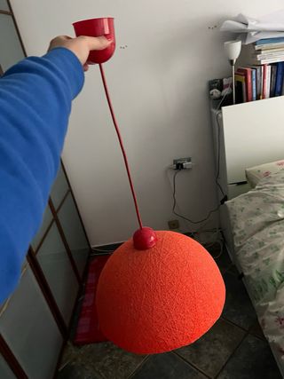 Lampadario arancione