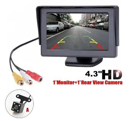 monitor y cámara trasera para vehículo