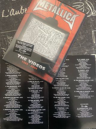 Dvd Coleccionista Metallica the videos 89-04