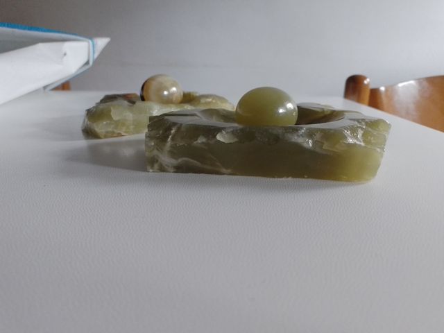 Posacenere in onice si Carrara anni '70