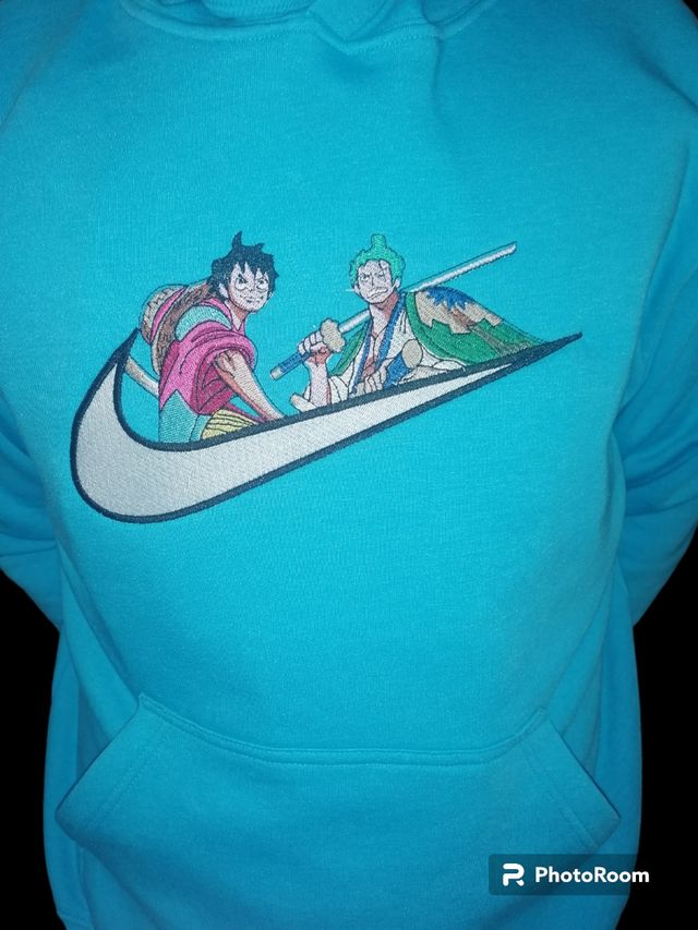 One Piece anime sudadera bordada