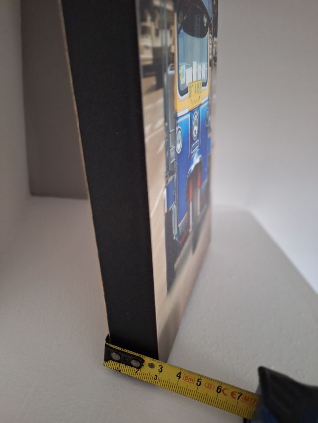 Cuadro triptico tuk tuks tailandeses