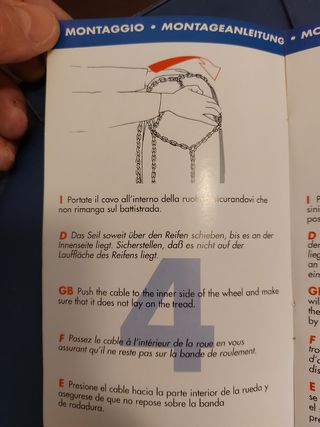 Cadenas de nieve para coche