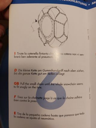 Cadenas de nieve para coche