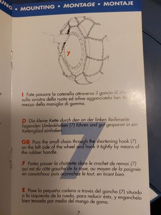 Cadenas de nieve para coche