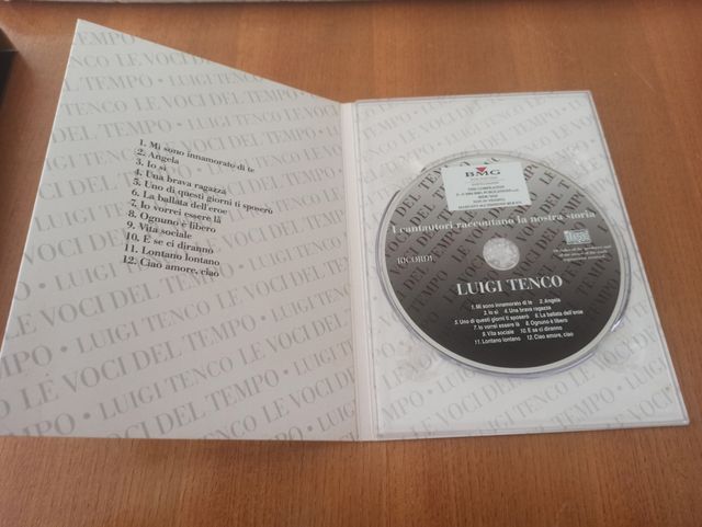 CD e libro Luigi Tenco 