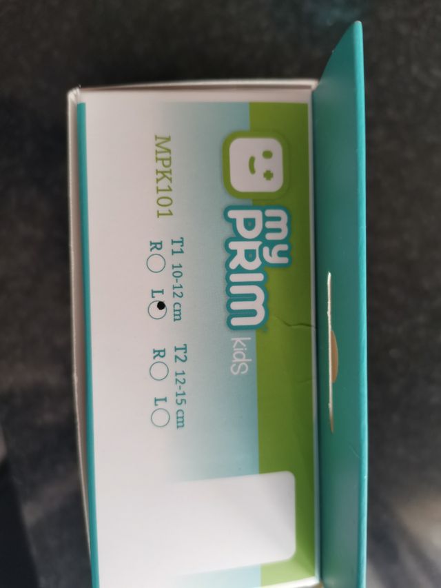 Muñequera izquierda inmovilizadora niño