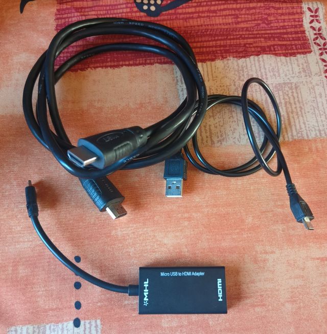 Adaptador microusb a hdmi - duplicar móvil en TV