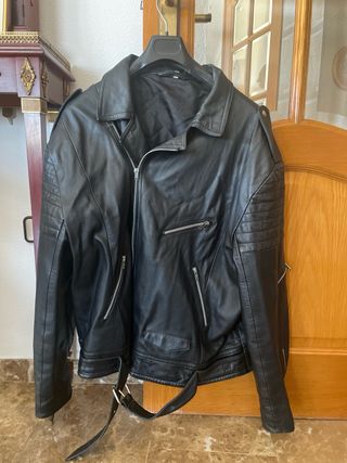 Chaquete piel hombre talla L 