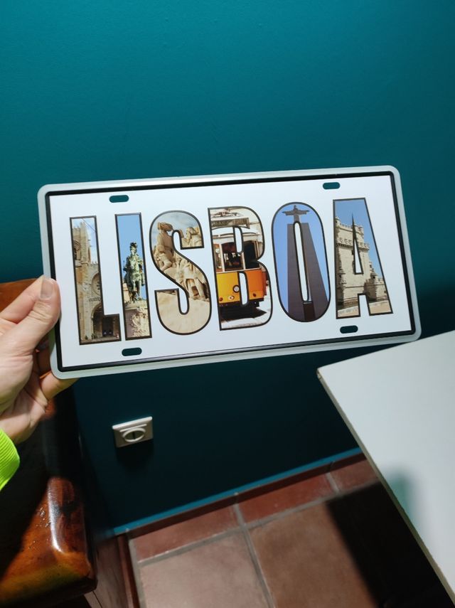 Chapa decorativa Lisboa