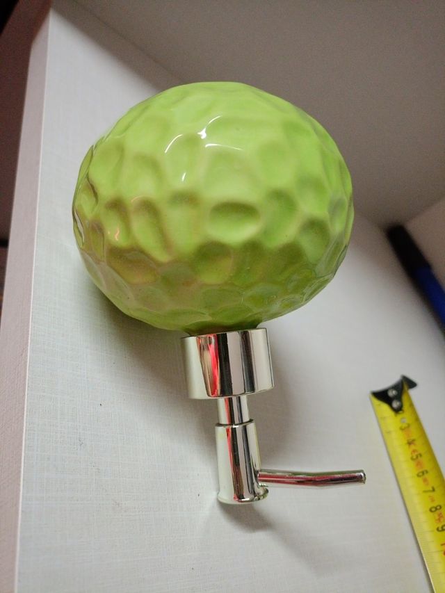 Dosatore sapone liquido in ceramica verd