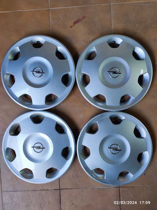 Llantas de acero y tapacubos radio 14" Opel