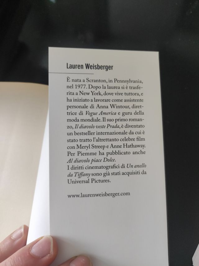 Libro Lauren Weisberger