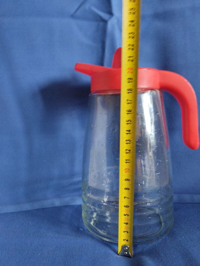 Jarra de vidrio gran capacidad. Vintage