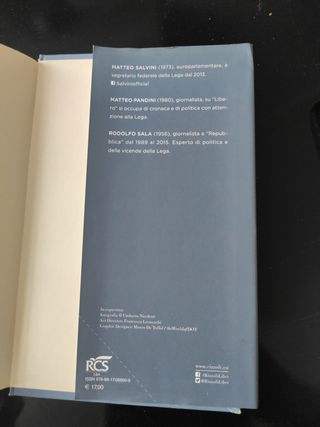 Libro Matteo Salvini