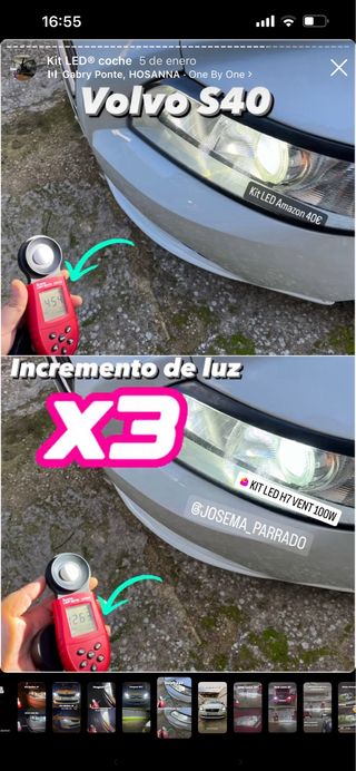 Kit LED H4 vent 100W (pregunta por otras)