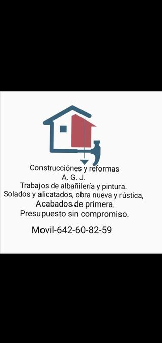 Construcciones y reformas,A.G.J.CUENCA. 
