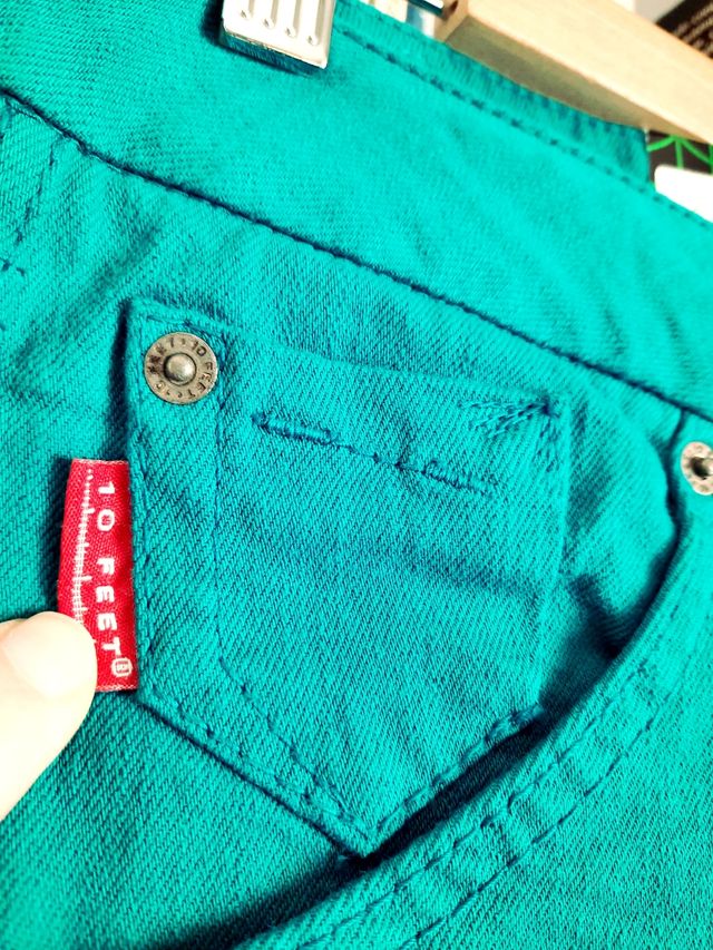 Jeans color jade de 10 Feet