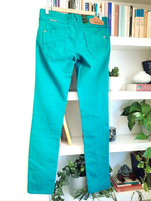 Jeans color jade de 10 Feet