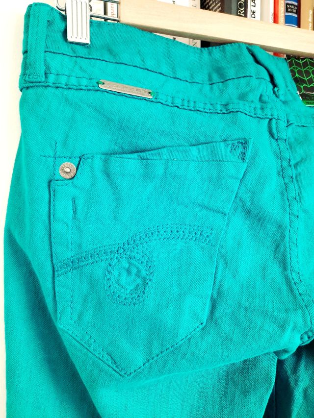 Jeans color jade de 10 Feet