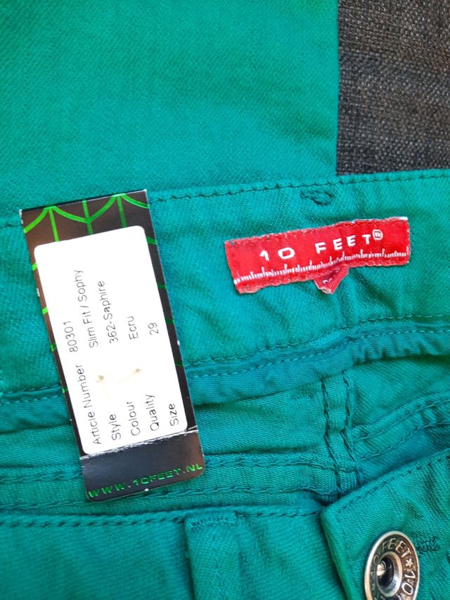 Jeans color jade de 10 Feet