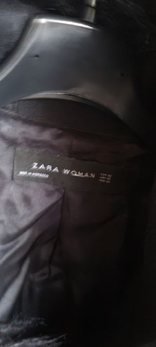 Zara cappotto lana con cappuccio 