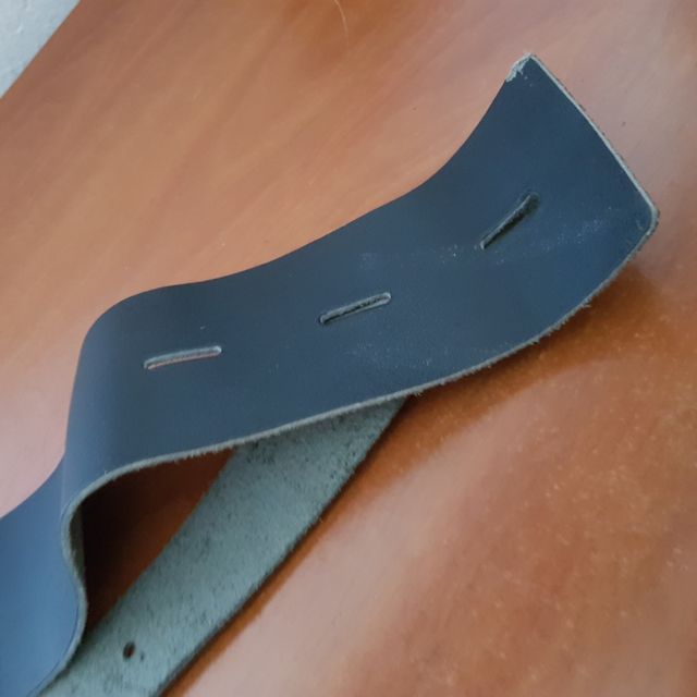 Correa cuero guitarra bajo