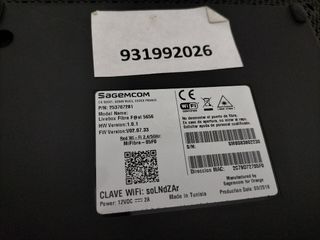 Router WiFi dual Livebox Fibra Orange Jazztel