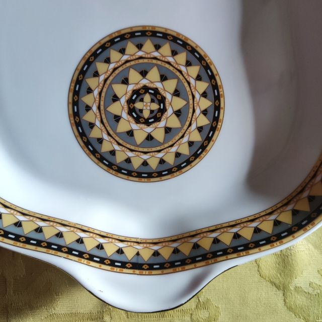 Piatto da portata 41x26cm in porcellana