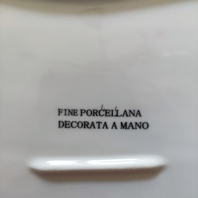 Piatto da portata 41x26cm in porcellana