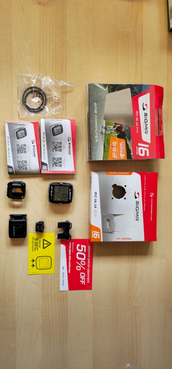 Ciclocomputador Sigma 16.12 STS